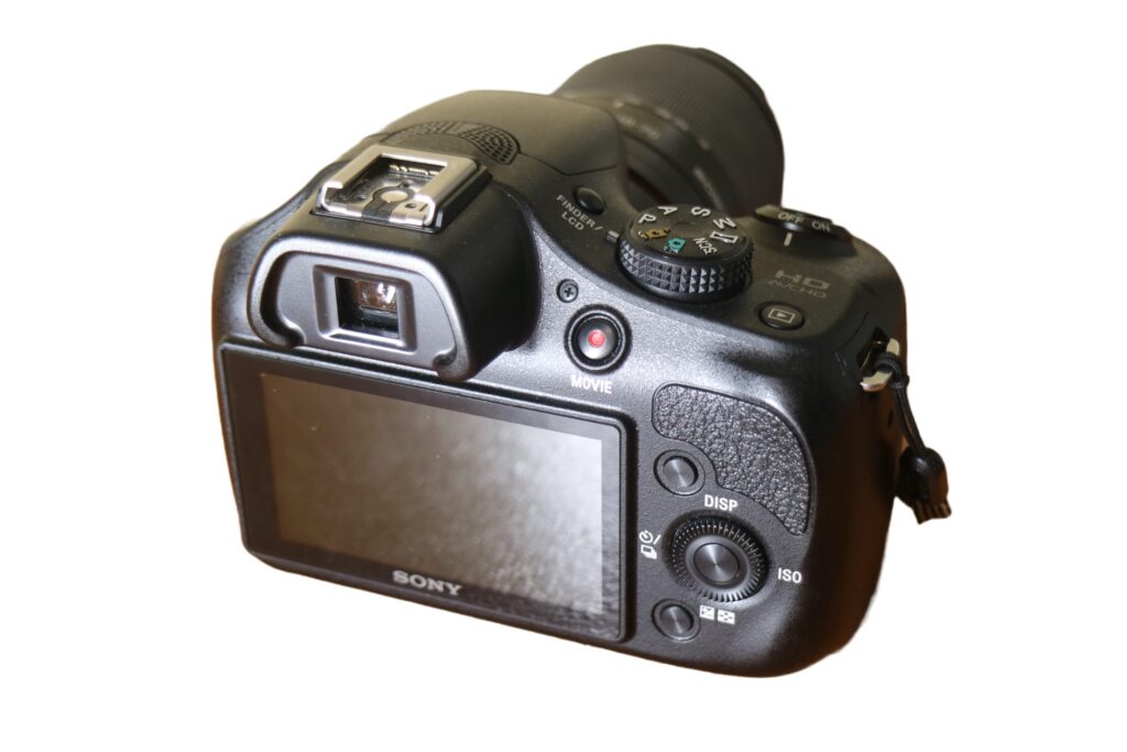 Sony A3000 back