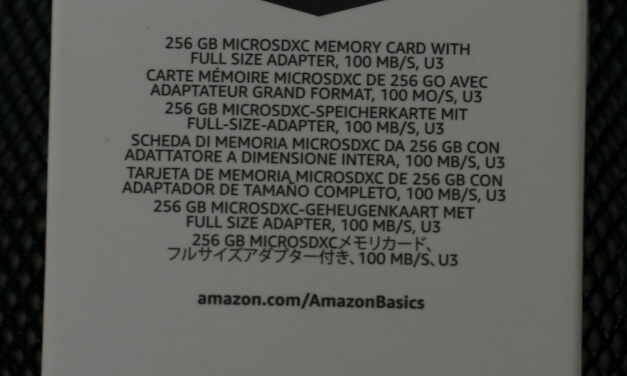 Amazon Basics 256GB Micro SD Card